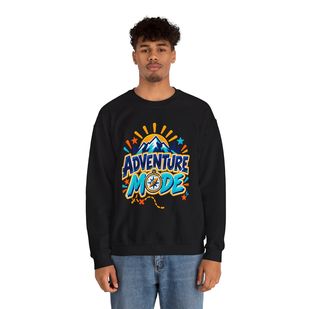 Adventure Mode Mountain Graphic Sweatshirt