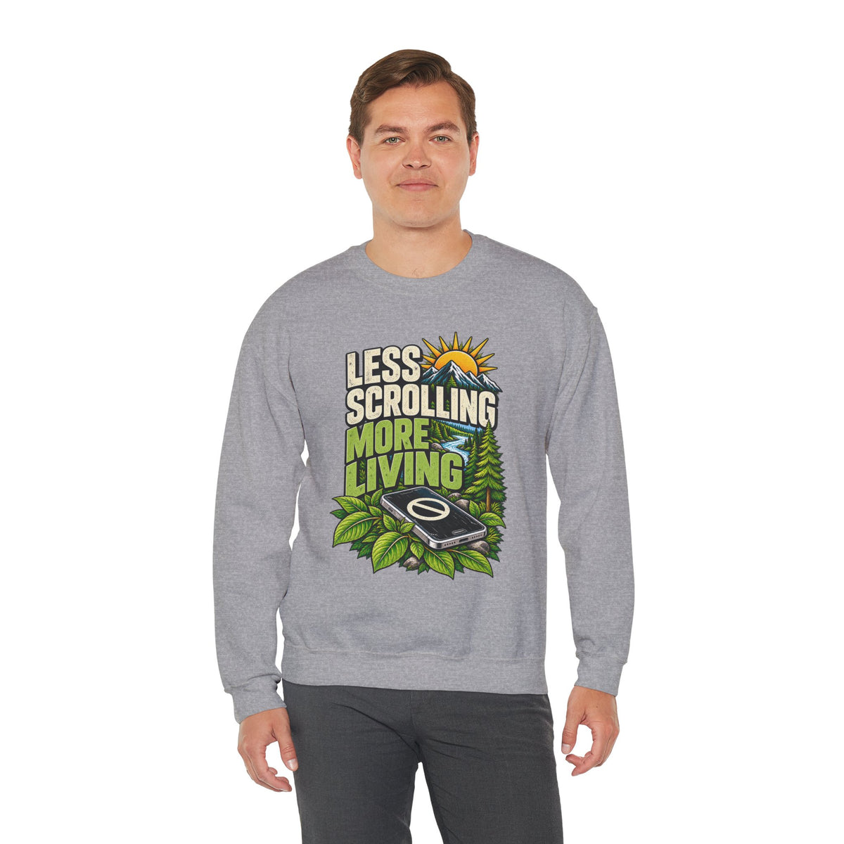 Less Scrolling More Living Sweatshirt