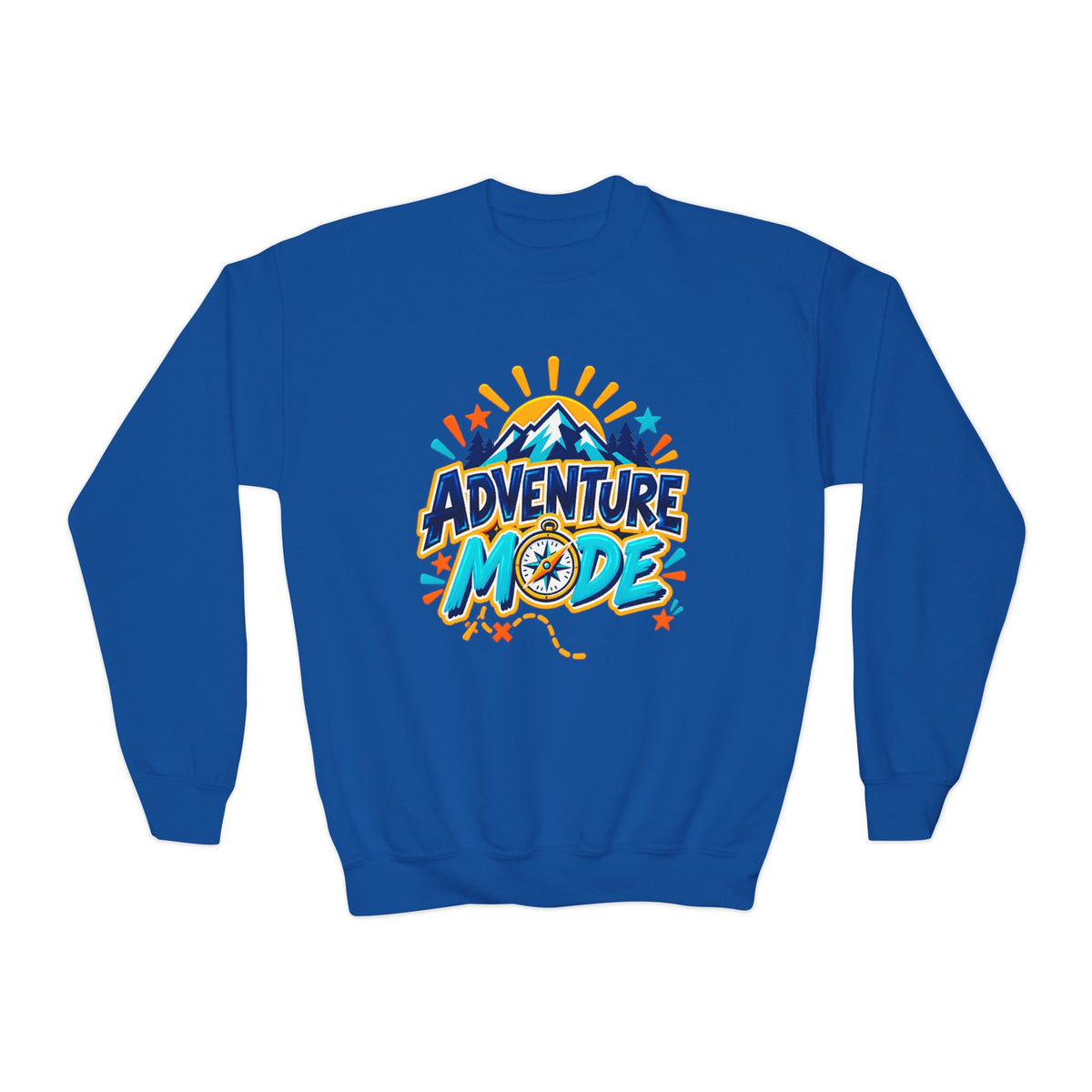 Adventure Mode Youth Crewneck Sweatshirt