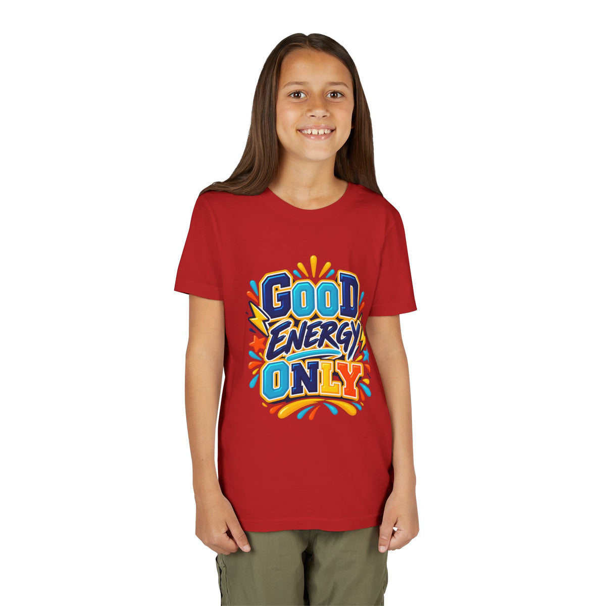 Youth Good Energy Only Graphic T-Shirt