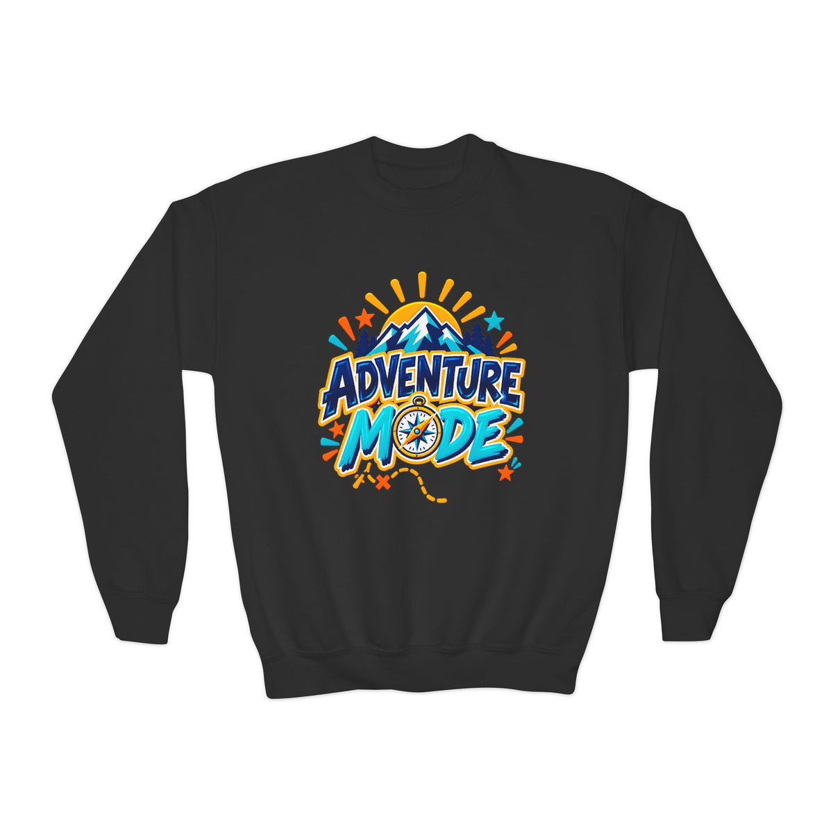 Adventure Mode Youth Crewneck Sweatshirt
