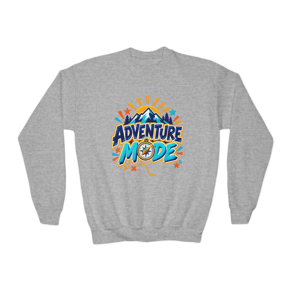 Adventure Mode Youth Crewneck Sweatshirt