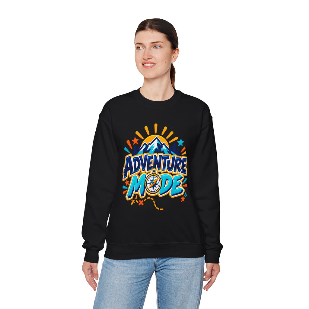 Adventure Mode Mountain Graphic Sweatshirt