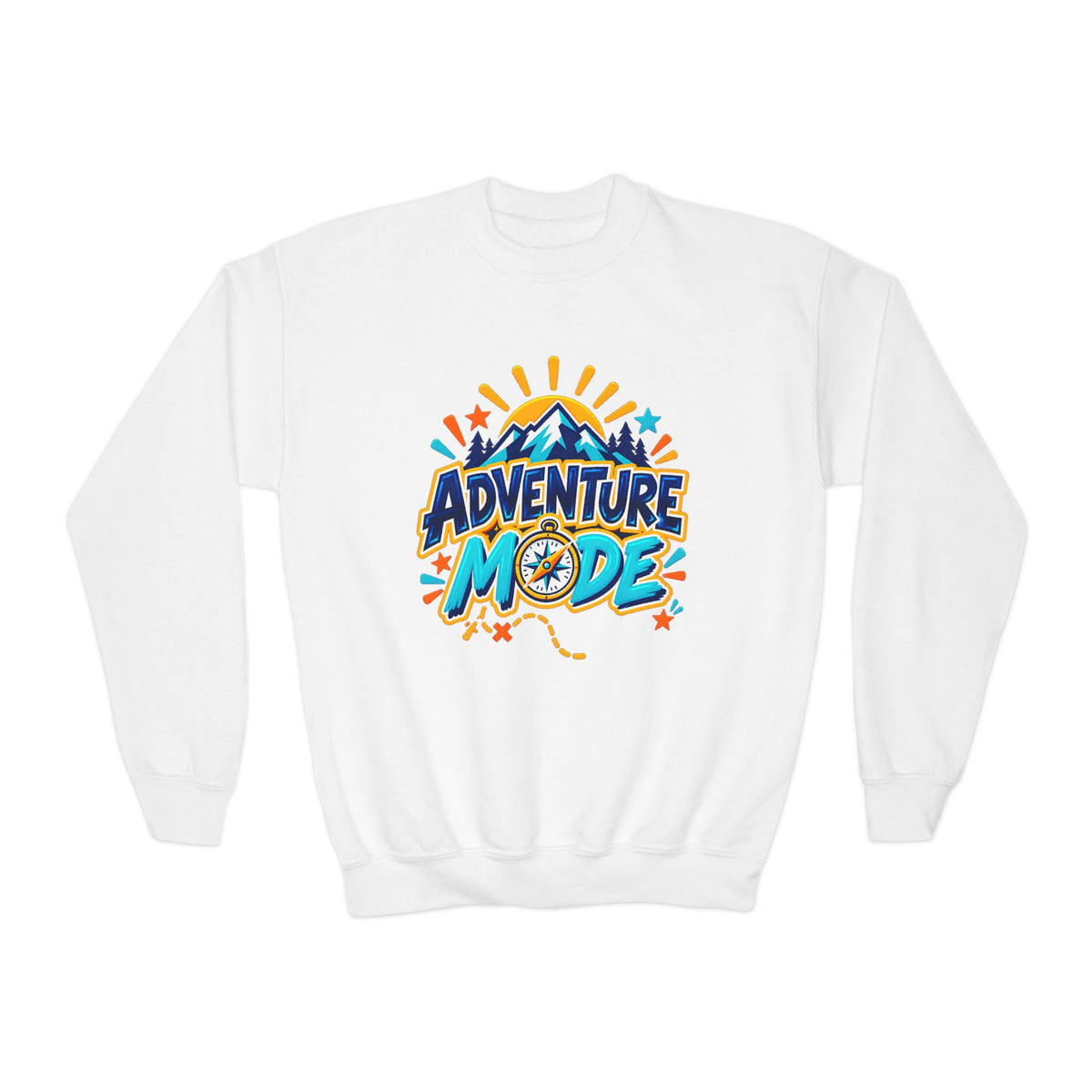 Adventure Mode Youth Crewneck Sweatshirt