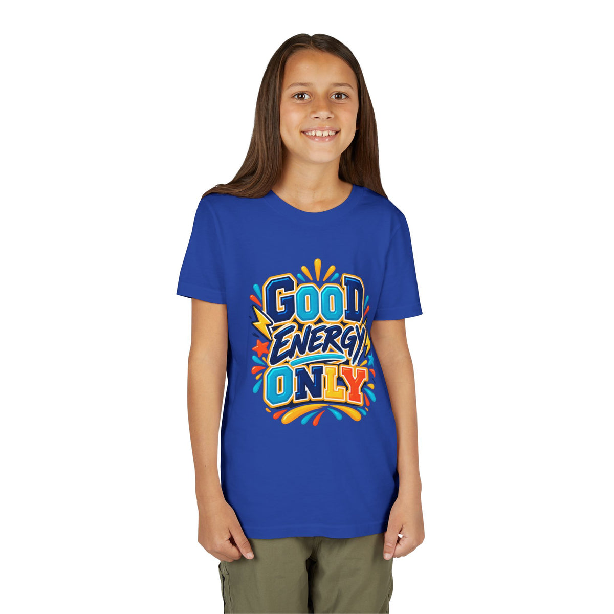 Youth Good Energy Only Graphic T-Shirt