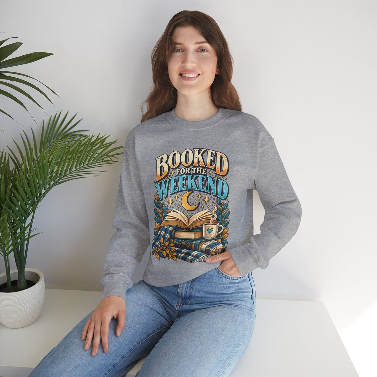 Booked for the Weekend Cozy Reading Sweatshirt