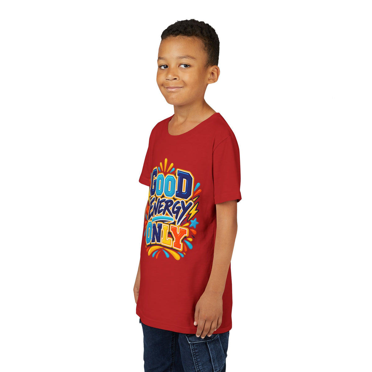 Youth Good Energy Only Graphic T-Shirt