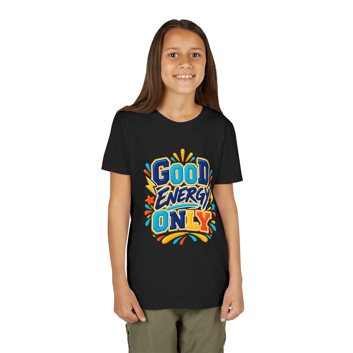 Youth Good Energy Only Graphic T-Shirt