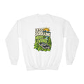 Less Scrolling More Living Youth Crewneck Sweatshirt