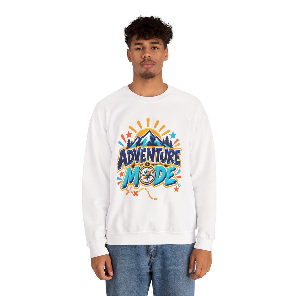 Adventure Mode Mountain Graphic Sweatshirt