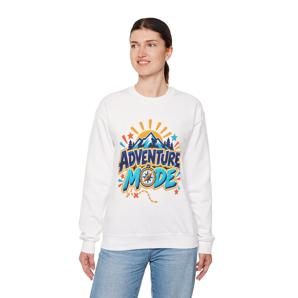 Adventure Mode Mountain Graphic Sweatshirt