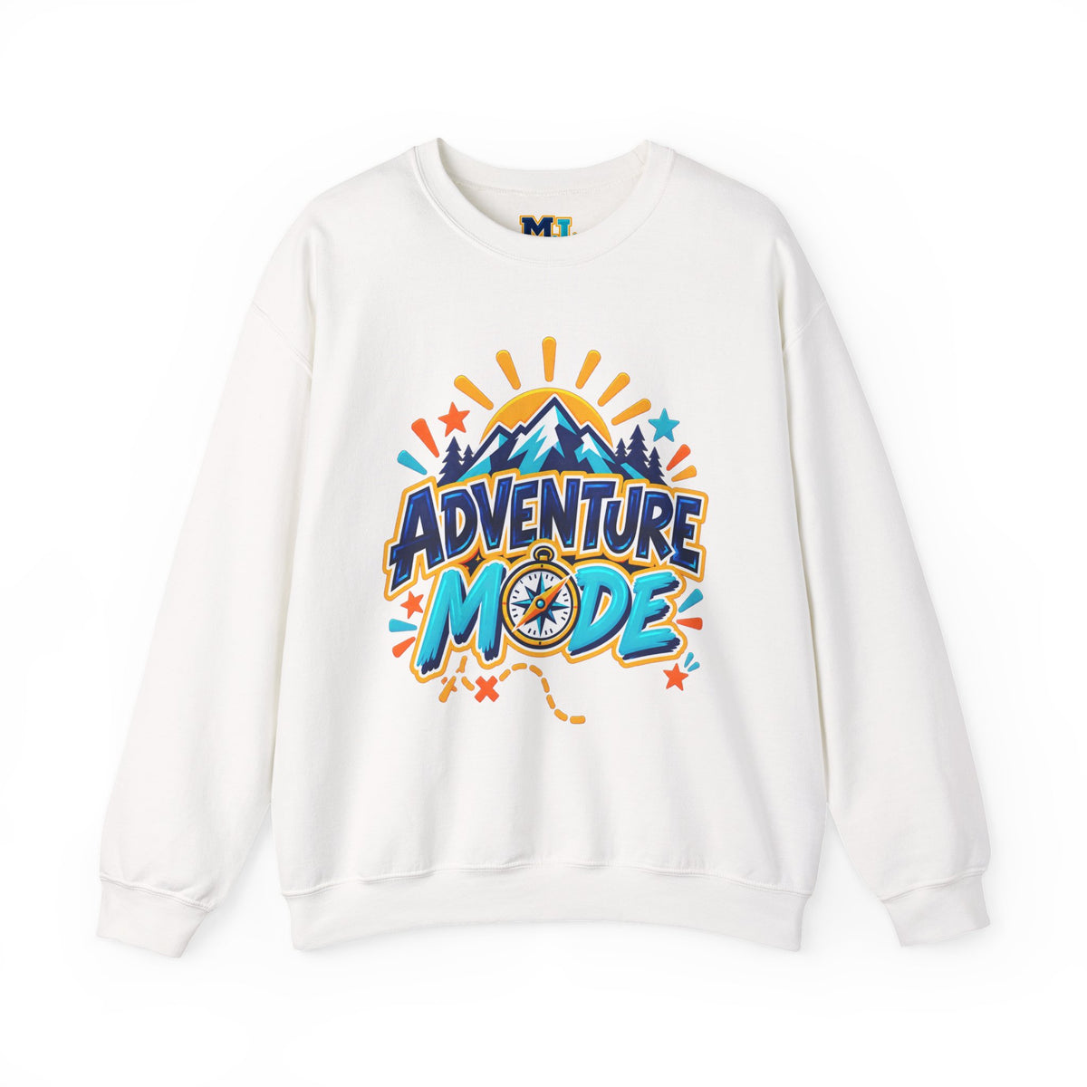 Adventure Mode Mountain Graphic Sweatshirt