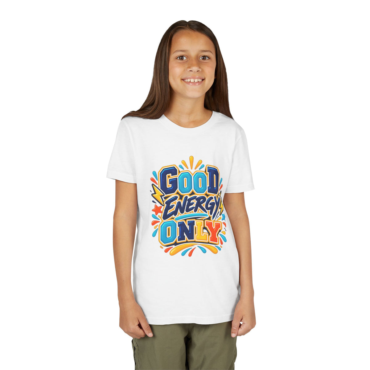Youth Good Energy Only Graphic T-Shirt