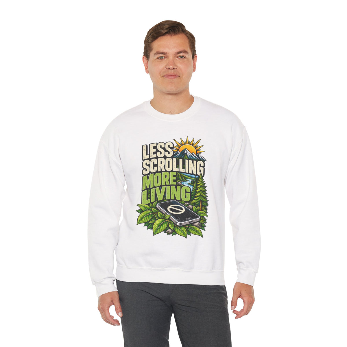 Less Scrolling More Living Sweatshirt