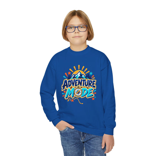 Adventure Mode Youth Crewneck Sweatshirt