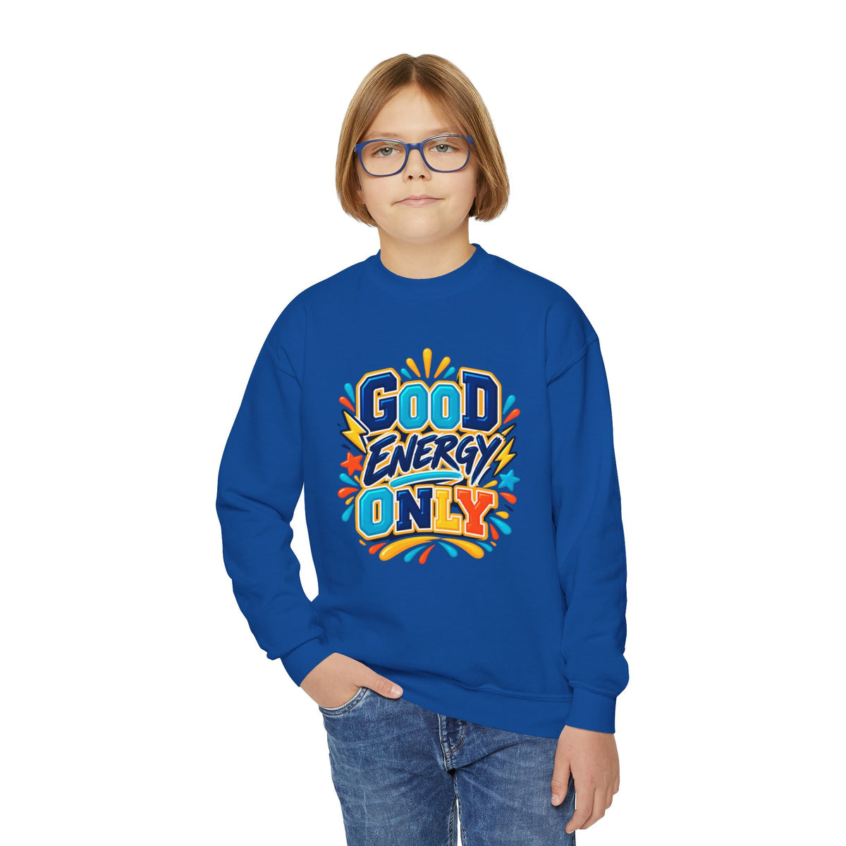 Good Energy Only Youth Crewneck Sweatshirt