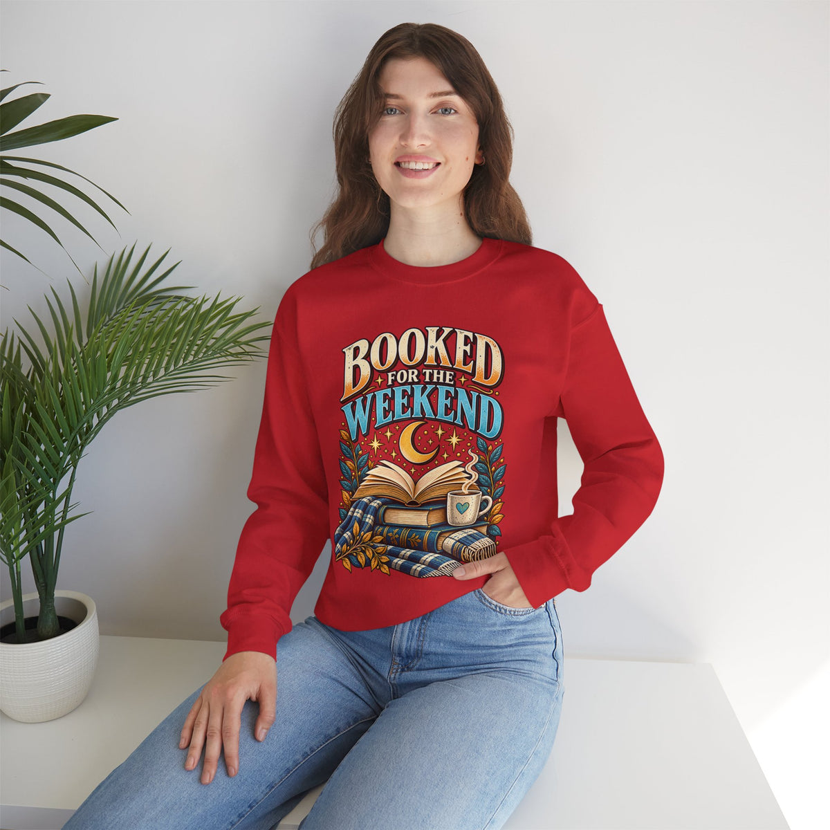 Booked for the Weekend Cozy Reading Sweatshirt